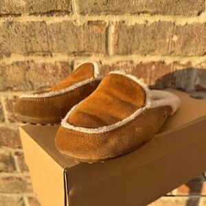 UGG Tan Suede Slippers